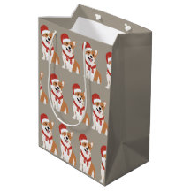 Kerst Corgi Kerstmannenhoed - Verfijnd Taupe