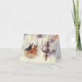 Kerst-Corgis in de Sneeuw Feestdagen Kaart (Voorkant)