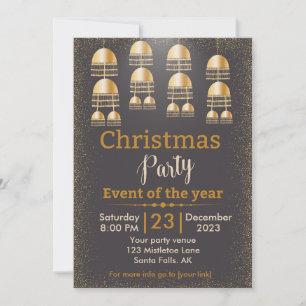 Kerst Corporate Oriental Theme Party Kaart