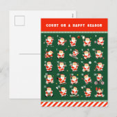 Kerst Countdown Adventkalender Feestdagenkaart (Voorkant / Achterkant)