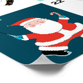 Kerst Countdown Adventkalender Poster (Hoek)