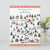 Kerst Countdown Adventkalenderkaarten Feestdagenkaart (Staand voorkant)