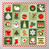 Kerst Countdown Poster (Voorkant)