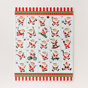 Kerst Countdown Sport Legpuzzel