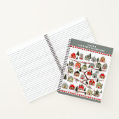 Kerst Countdown Vakantieplanner Notitieboek (Binnen)