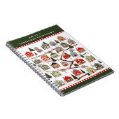 Kerst Countdown Vakantieplanner Notitieboek (Rechterzijde)