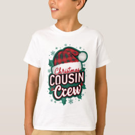 Kerst Cousin Bemanning T-shirt