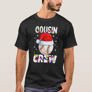 Kerst Cousin Crew Baseball Pyjama Familie Kerstmis T-shirt