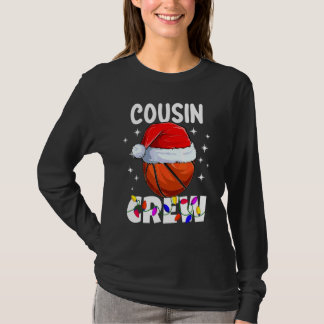 Kerst Cousin Crew Basketbal Pyjama Familie Xm T-shirt