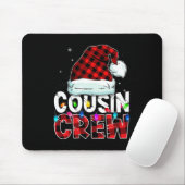 Kerst Cousin Crew Buffalo Rode Geruite Pyjama Fa Muismat (Met muis)