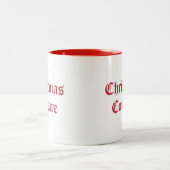 Kerst Couture Tweekleurige Koffiemok (Center)