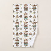 Kerst Cowboy  Bad Handdoek (Handdoek)