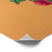 Kerst Cowboy Laarzen Poster Wall Art (Hoek)