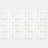 Kerst Cowboy Western Country Christmas Inpakpapier Vel (Voorkant)