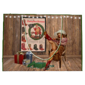 Kerst Cowboylaars Groot Cadeauzakje (Achterkant)