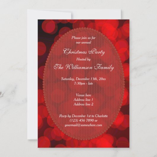 Kerst Crackers & Kaarsen Kaart (Achterkant)