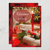 Kerst Crackers & Kaarsen Kaart (Voorkant / Achterkant)