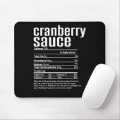 Kerst Cranberry Saus Nutriënten Thanksgiving Muismat (Met muis)