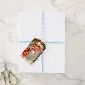 Kerst Creepy Santa Cadeaulabel (Met Touw)