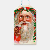 Kerst Creepy Santa Cadeaulabel (Voorkant)