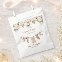 Kerst Crème Goud Jongens Waslijn Baby Shower
