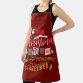 Kerst Crew bakt samen herinneringen Schort (Insitu)