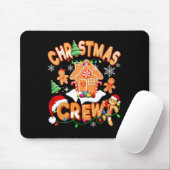 Kerst Crew Cookie House Gingerbread Family XMA Muismat (Met muis)