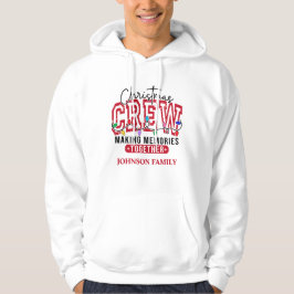 Kerst Crew Familie  Hoodie