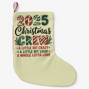 Kerst Crew Familie Kerstmis 2025 Matching Suad Kleine Kerstsok
