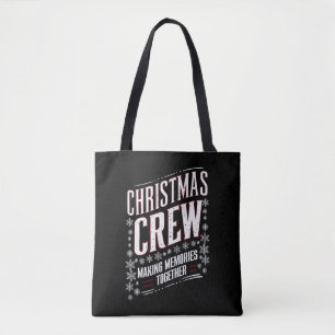 Kerst Crew Familie Matching Kerstmis Squad  Tote Bag