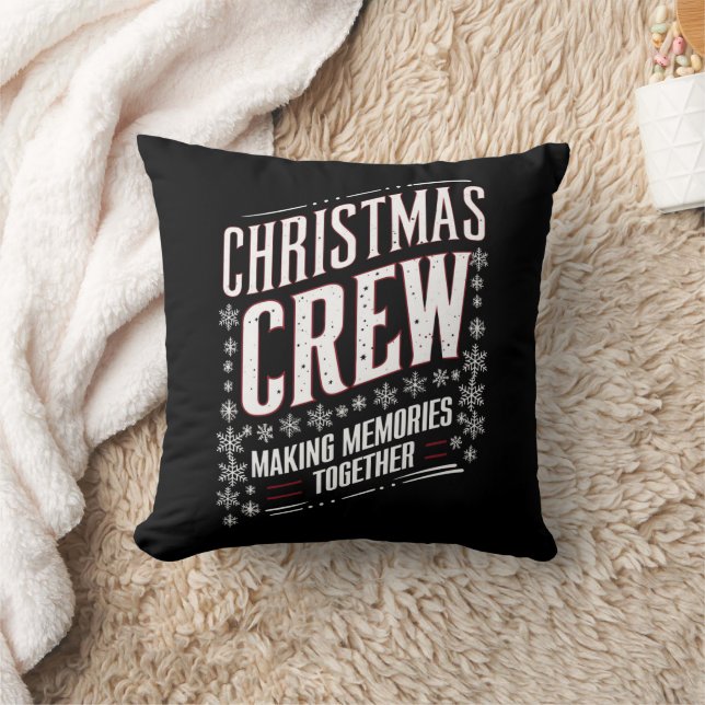 Kerst Crew Familie Matching Kerstmis Team  Kussen (Deken)