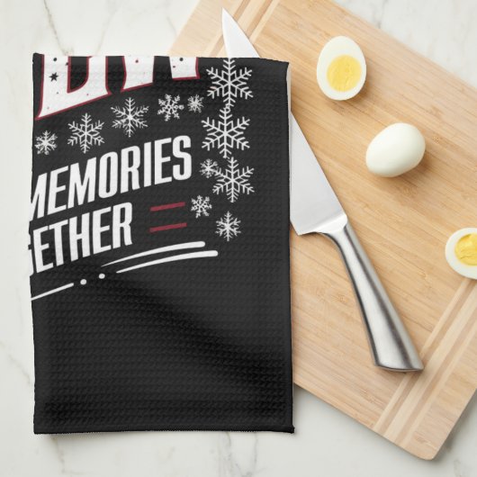 Kerst Crew Familie Matching Xmas Squad Theedoek (Quarter Fold)