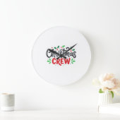 Kerst Crew Feestelijke Feestdag Grote Klok (Huis)