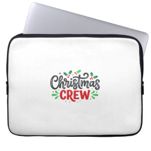 Kerst Crew Feestelijke Feestdag Laptop Sleeve