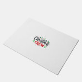 Kerst Crew Feestelijke Vakantie Deurmat (Schuin)