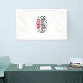Kerst Crew Feestelijke Vakantie Spandoek (Beurs)