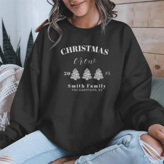 Kerst Crew Maatwerk Familie Gepersonaliseerde Ging Trui