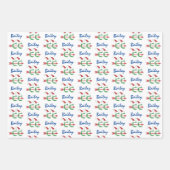 Kerst © Cross Country Running Voeg namen toe Inpakpapier Vel (Voorkant 3)