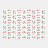 Kerst © Cross Country Running Voeg namen toe Inpakpapier Vel (Voorkant)