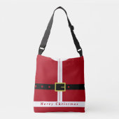 Kerst Crossbody Tas Grappig Santa Design (Voorkant)