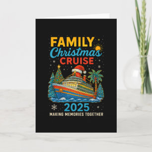 Kerst Cruise 2025 Familie Matching Familie Cruise Kaart