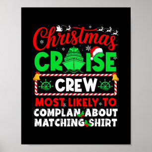 Kerst Cruise Bemanning Die Het Meest Klaagt Over Poster