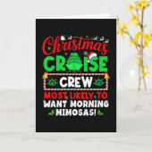 Kerst Cruise Bemanning die het Meest naar de Ochte Kaart (Gele Bloem)
