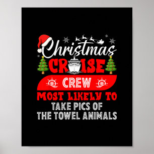 Kerst Cruise Bemanning Heeft Waarschijnlijk Handdo Poster