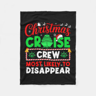 Kerst Cruise Bemanning Het Meest Waarschijnlijk Om Fleece Deken