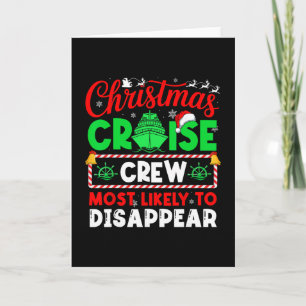 Kerst Cruise Bemanning Het Meest Waarschijnlijk Om Kaart