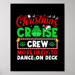 Kerst Cruise Bemanning Het Meest Waarschijnlijk op Poster