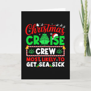 Kerst Cruise Bemanning Het Meest Waarschijnlijk Ze Kaart