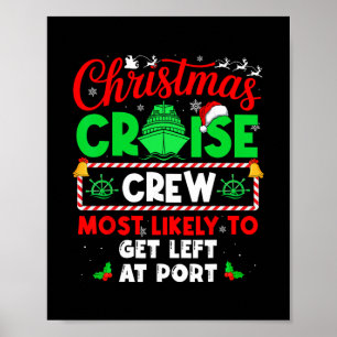 Kerst Cruise Bemanning Meest Waarschijnlijk Achter Poster