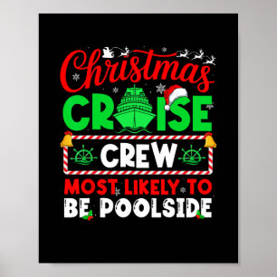 Kerst Cruise Bemanning Meest Waarschijnlijk Poolsi Poster